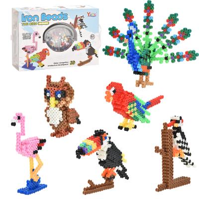 China Educational DIY Toys Hot Selling New Educational Toys For Children Toys Diy Perler Craft 5mm Hama Beads Storage Box Handmade Bead Toys for sale