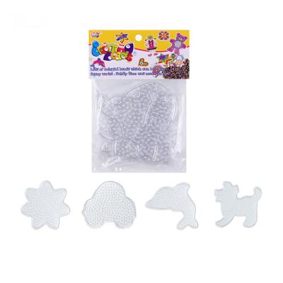 China Educational toys YIRUN DIY IRON PEARLS 5mm perler fuse beads pegboards other diy plastic toys wholesale educational toys pegboard for sale