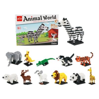 China Building toy hot selling items diy block mini set blocks 2021 nano toy china toy educational animal model toys for sale