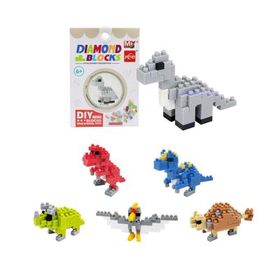 China Building Toy YIRUN Children's Educational Toys In China Shantou DIY Plastic Dinosaur Toys Nano Building Blocks for sale