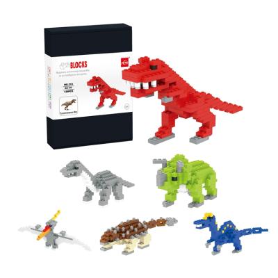 China Construction Toy Jurassic Dinosaur Building Block Sets Plastic Educational Building Blocks For Kids for sale