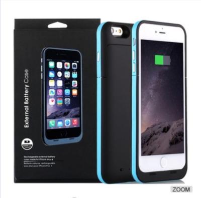 China Light Weight Iphone Battery Case Charger 6800 MAh With Li Polymer Cellphone Battery for sale