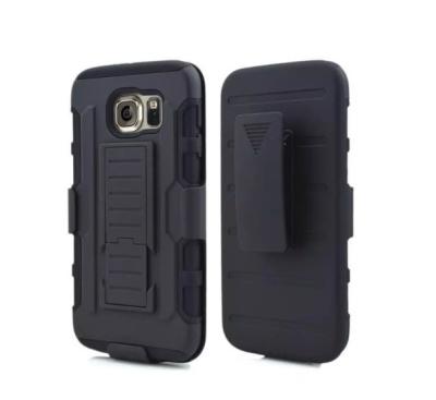 China Samsung S7 armor belt clip protective sleeve stand men's belt clip S6 S7 all-inclusive phone shell for sale