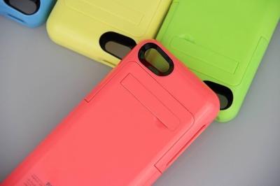 China External Battery Pack Case 4200mAh For Iphone 5C , Iphone Charging Case Plastic  for sale