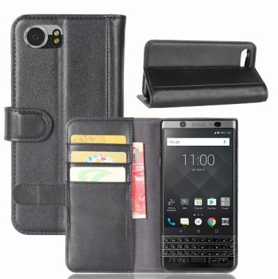 China Genuine Leather BlackBerry Keyone DTEK 70 Mobile phone case The second Leather wallet card holster for Business man for sale