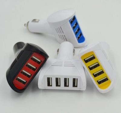 China 48 Watt 9.6 A  USB Car Phone Charging Plug For IPad Air 2 / Samsung Galaxy S7 for sale