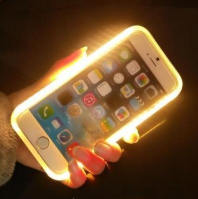 China LED Light Up Selfie Phone Case , Illuminated Iphone Case For  IPhone 6 / 6 S Plus for sale