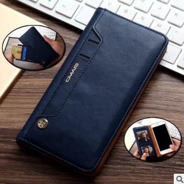 China iPhone7 plus phone leather case buckle-free rotary adsorption card wallet protective sleeve apple 678 for sale