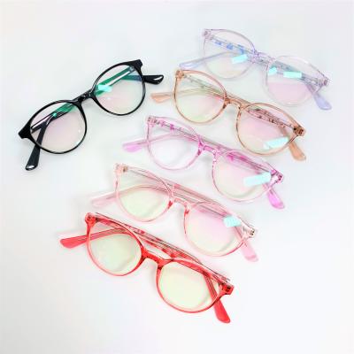 China Fashionable Glasses Color Acetate TR90 Student Spectacle Glass Material Optical Frames 2020 New for sale