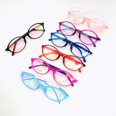 China Fashionable Wholesale Shape Material Eyeglasses TR90 Glass Student Porcelain Eyewear Optical Frames for sale