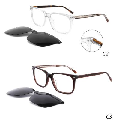 China Fashionable clip on sunglasses and new design nilong optical lens can make your mark for sale