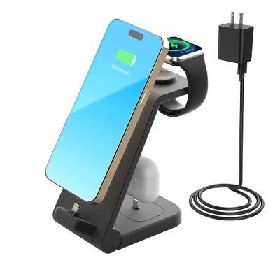 China Hot Selling Mobile Phone Products Charger 2023 18W Magnetic 3 IN 1 Charging Station For iPhone 14/13 Pro Fast Charger for sale