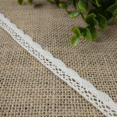 China Sustainable Clothing Sequin Decorative Collar Women Border Trimmings Cotton Embroidery Lace Trims for sale