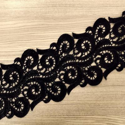 China New Design Water Soluble Guipure Lace Fabric Luxury Trimming Embroidered Lace Fabric For Wedding Dress for sale