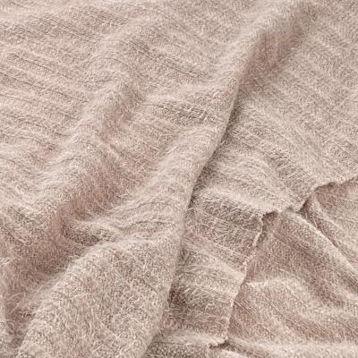 China Other factory price super soft high quality 100% polyester feather yarn fabric for sweater scarf for sale