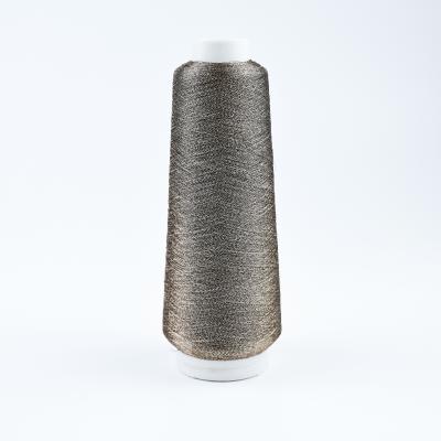 China Wholesale High Tenacity MST Type Gold Pure Polyester Yarn Metallic Yarn For Weaving for sale