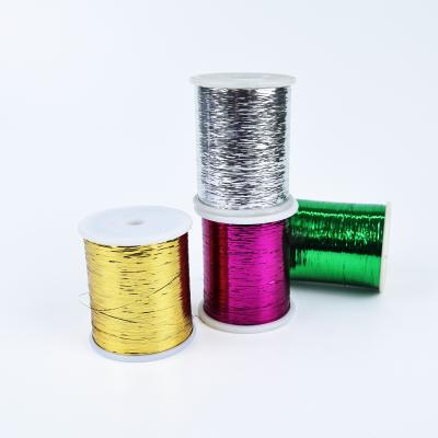 China Anti-pilling Hot Sale Gold Color M Type Custom Colored Decoration Metallic Thread Metallic Thread Yarn for sale