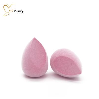 China Makeup Tool Sponge Design Water Drop NEW Diagonal Cut Cosmetic Super Soft Powder Blast Sponge Blending Makeup Blender Beauty Egg for sale