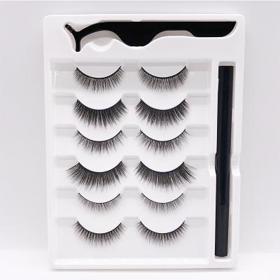 China Wholesale 3D Long Natural Faux Mink False Silk DIY Eyelashes Extensions Eyelashes Reserve False Eyelash for sale