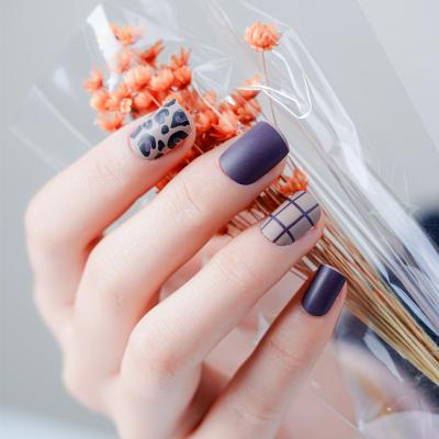 China 2021 Modern Fake Nails New Of Nails Art Nails Artificial Short Elegant Fake Elegant False Glue for sale