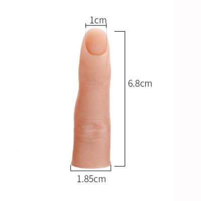 China Finger Nails Nail Practice Hand Prosthetic Soft Fingers Bendable Model False Hand Nail Art Practice and Practice Nail Hand for sale