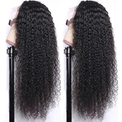 China Cheap Curly Human Hair Lace Front Wig, Brazilian Full Lace Wig For Black Women for sale