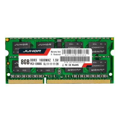 China Laptop Ram Memoria LAPTOP DDR3 3 16gb 8gb 1333 1600 1866 Mhz 4gb 8gb 16gb DDR3 Pc3-12800 Module Ddr For Notebook for sale