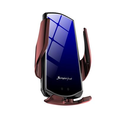 China Amazon's best-selling mobile phone 3 in 1 car charger stand 10w R9 car mount Qi wireless fast wireless charger for sale