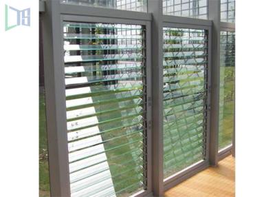 China Ventilation Interior Security Shutters , Aluminium Louver Windows For Commercial for sale