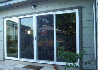 China Commercial Large Sliding Glass Doors , White Sliding Aluminium Patio Doors for sale