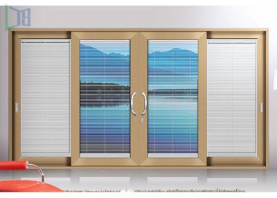 China Powder Coated Aluminium Sliding Doors Bullet Proof For Supermarket / Shopping Malls for sale