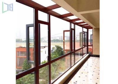 China Space Saving Aluminium Casement Windows Grills Design Anti Aging For Building for sale