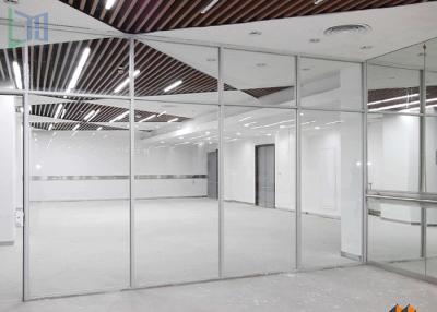 China Commercial Division Aluminium Office Partition With Single / Double Glazing Glass for sale