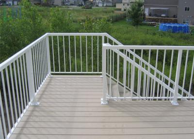 China High Performance Exterior Aluminum Stair Railings Corrosion Resistance For Balcony for sale