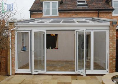 China Customized Aluminium Frame Greenhouse Patio Enclosure Designs For Garden for sale