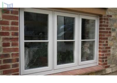 China Double Tempered Glass French Aluminium Casement Windows for Commercial Building for sale