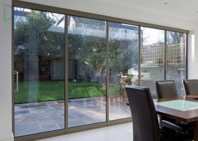 China American Thermal Break Residential Aluminium Sliding Doors With Security Wire Mesh for sale