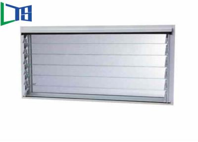 China Movable Aluminium Glass Louvre Windows With Special Handles Heat Insulation for sale