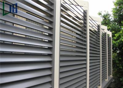 China Aluminum Frame Plantation Shutter Aluminum Louvers For External Sun Shading for sale