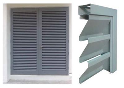 China Vision Screen Sight Proof Ventilation Aluminium Louvre Windows For Residential for sale