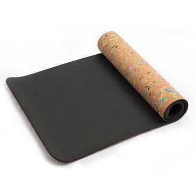 China Various Sustainable Promotional Goods Using Popular Eco Friendly Foldable Cork Yoga Mat for sale