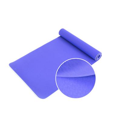 China Durable the popular eco-friendly fine quality double layer tape yoga mat for sale