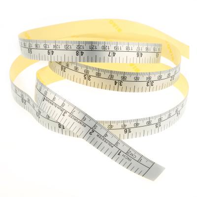 China Silver Self Adhesive Tape 150cm Self Adhesive Vinyl Measuring Ruler Sticker Tape For Sewing Machine Home Tool for sale