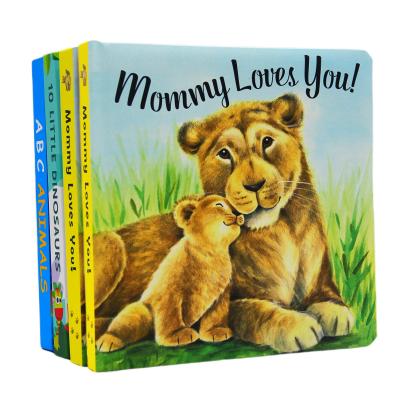 China China Best Quality Thick Panel Book Luxury Custom Logo Educational Animal Children Printing Hardcover Book With Story For Kids Study for sale