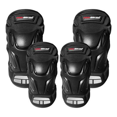 China Adult 4 Gear Motorbike Hard PCS PP Shell EVA Motorcycle Skateboard Sports Safety Elbow and Guard Knee Pads Protective Gear Protector Pads for sale