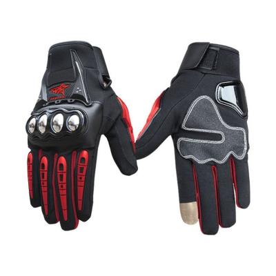 China Flexible Best Quality Custom Mtb Full Finger Racing Gloves Breathable Anti-Skid Motorcycle Gloves for sale