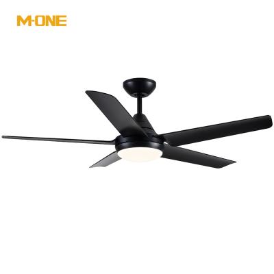 China Lower Noise Hot Selling 48 Inch Decorative4 Blades Living Romm Indoor Modern Led Ceiling Fan With Light And Remote for sale