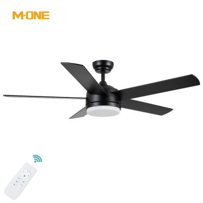 China European Modern 110V 220V LED Copper Motor OEM ODM Style Ultra-Quiet Decorative Ceiling Fan Light with Remote Control for sale