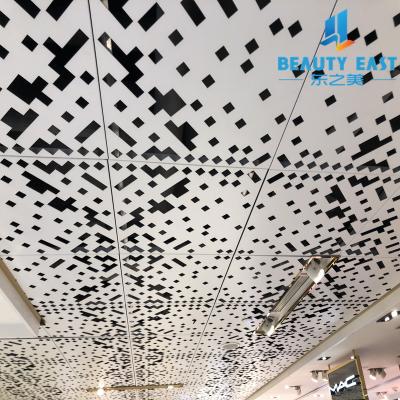 China Modern Aluminum Product Custom False Ceiling Metal Laser Cut Screen Panel for sale