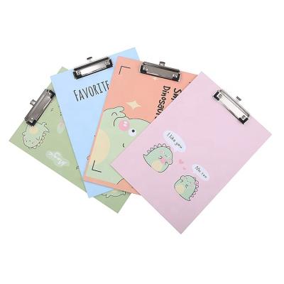 China Wholesale Fashionable A4 Writing Storage Clipboards Cut File Holder Cardboard Splint For Sale for sale